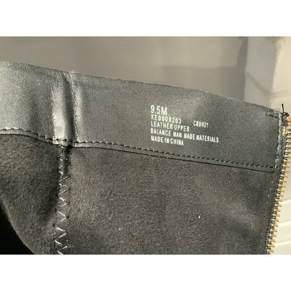 KORK-EASE SYDNEY Black Leather Knee Boots Size 9.5 M - Picture 5 of 5